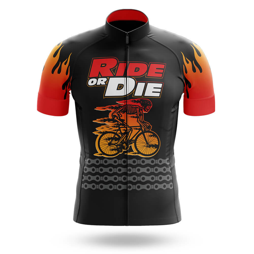 Ride Or Die V6 - Men's Cycling Kit-Jersey Only-Global Cycling Gear