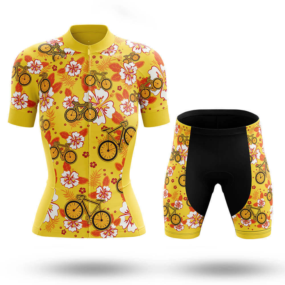 Hawaiian Style V3 - Women's Cycling Kit-Full Set-Global Cycling Gear