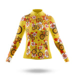 Hawaiian Style V3 - Women's Cycling Kit-Long Sleeve Jersey-Global Cycling Gear