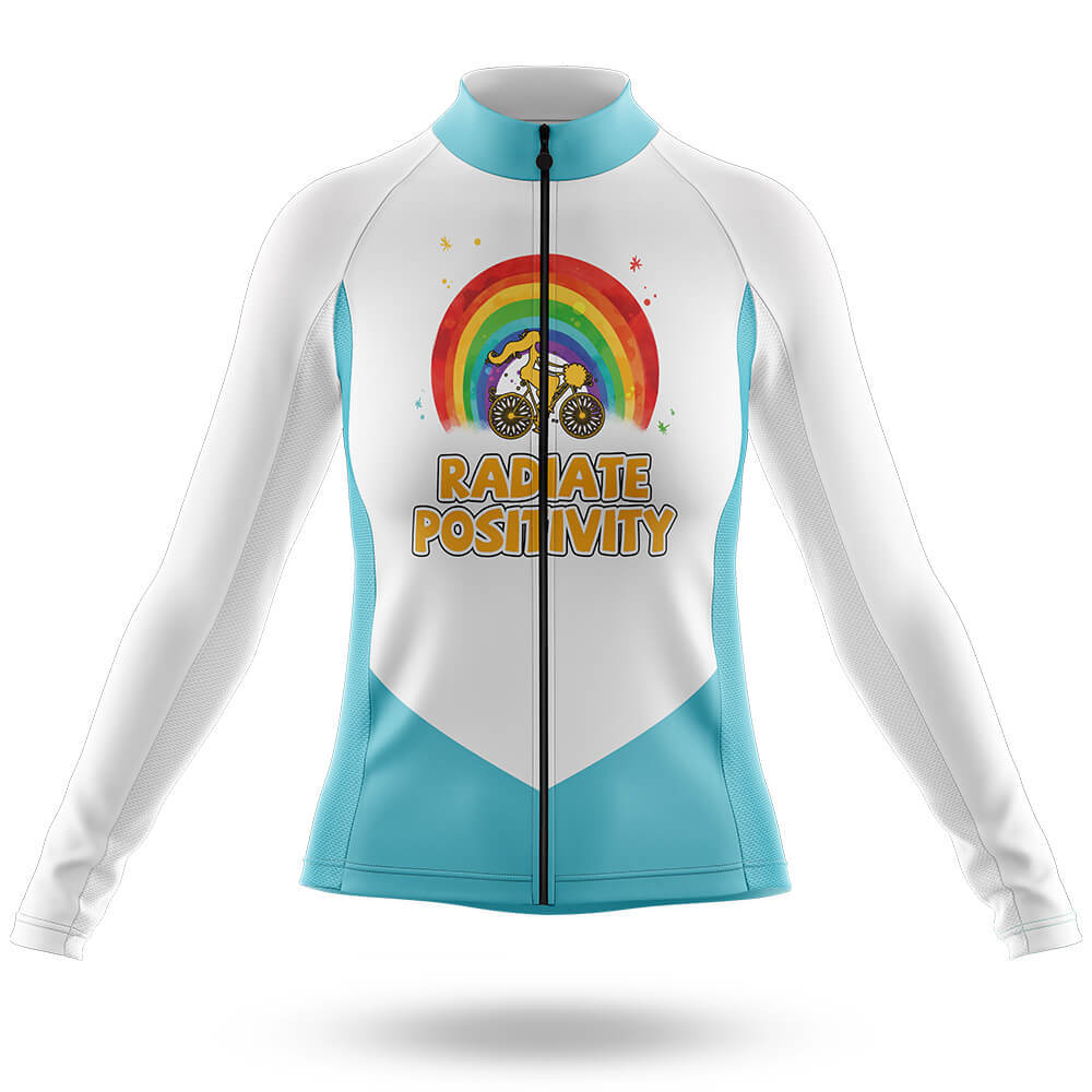 Radiate Positivity - Women - Cycling Kit-Long Sleeve Jersey-Global Cycling Gear