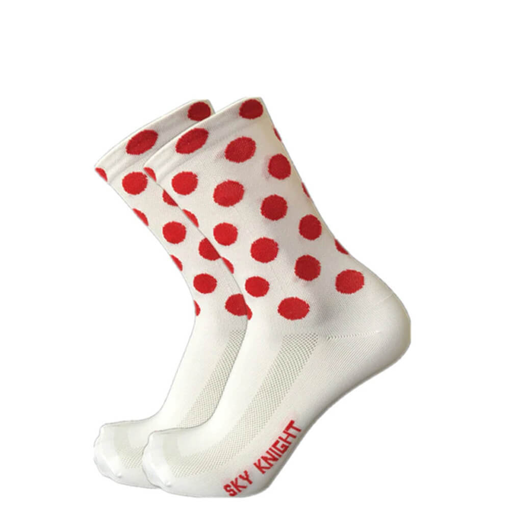 Red Dots Cycling Socks - Global Cycling Gear