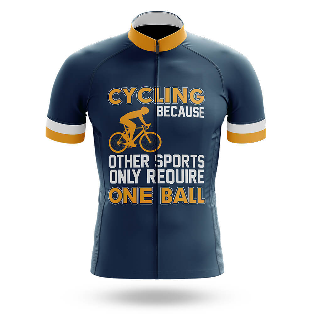 Require One Ball - Men's Cycling Kit-Jersey Only-Global Cycling Gear