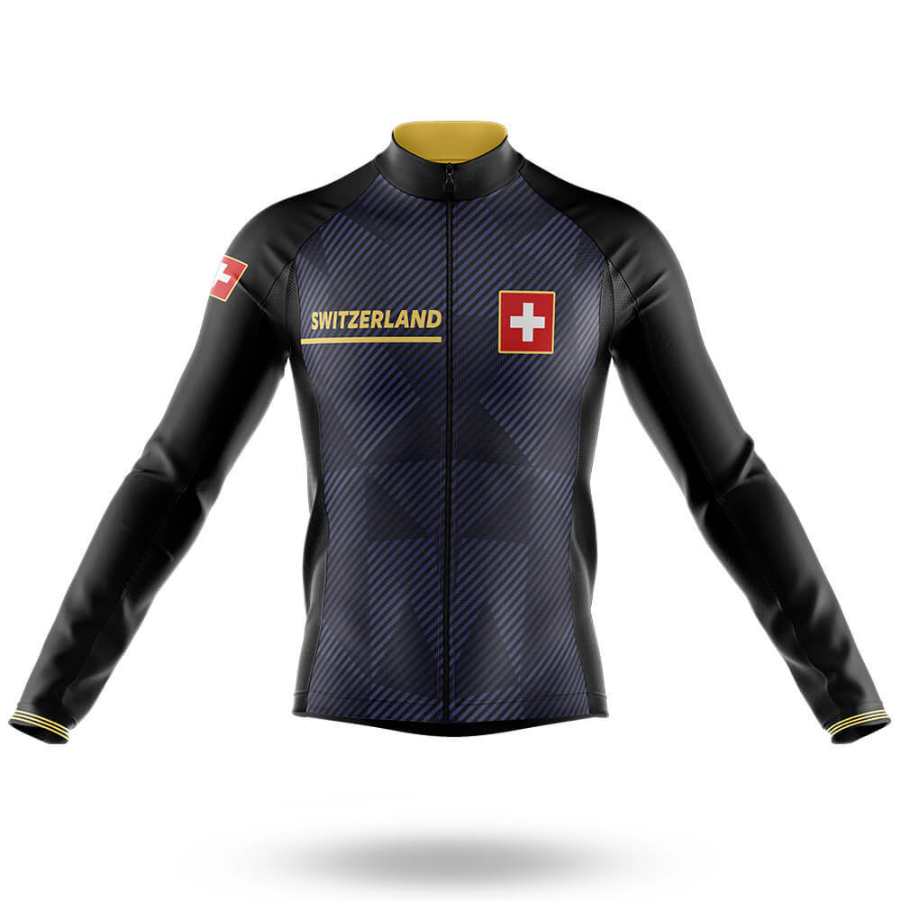 Switzerland S2 - Men's Cycling Kit-Long Sleeve Jersey-Global Cycling Gear