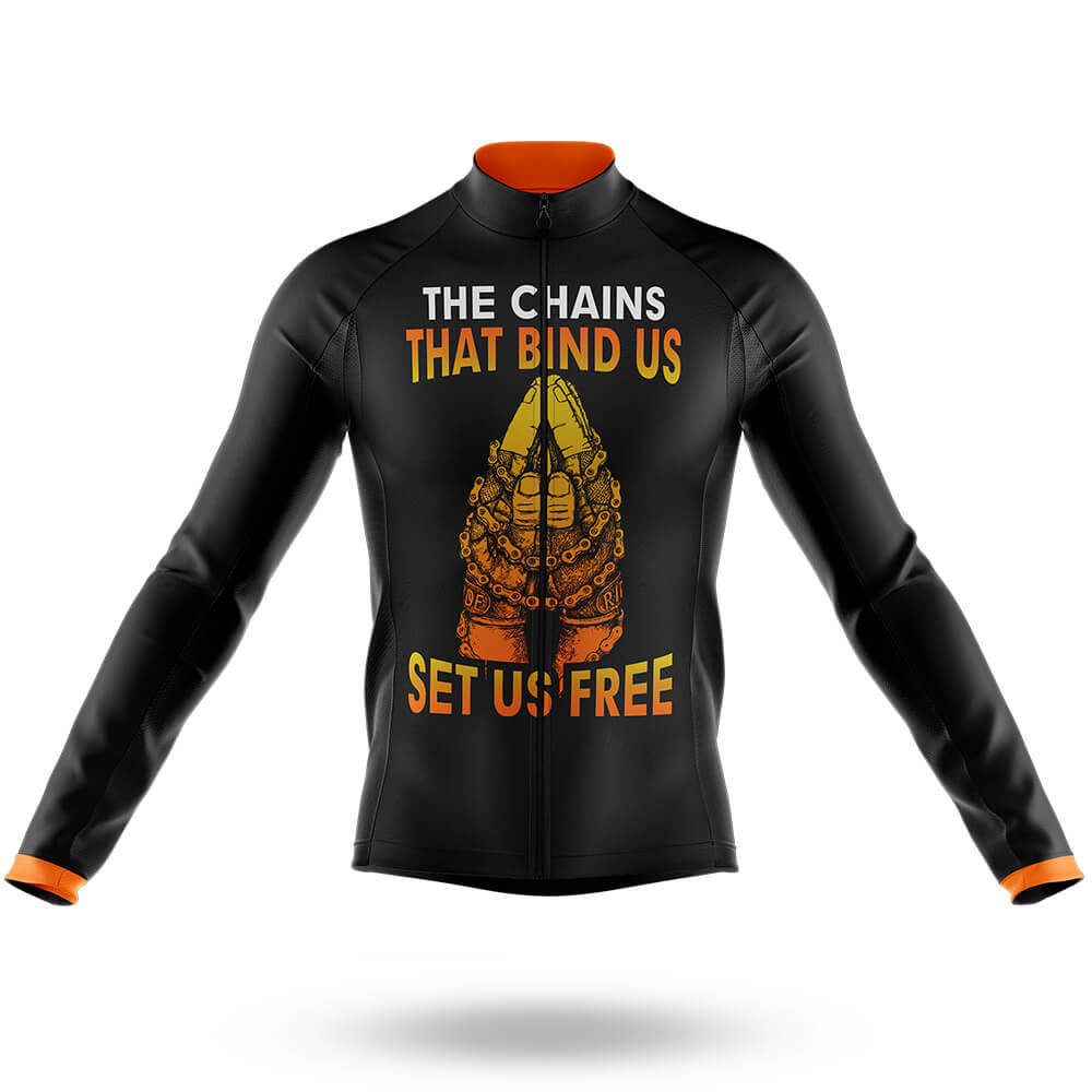 Set Us Free - Men's Cycling Kit-Long Sleeve Jersey-Global Cycling Gear