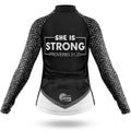 She Is Strong - Women - Cycling Kit-Full Set-Global Cycling Gear