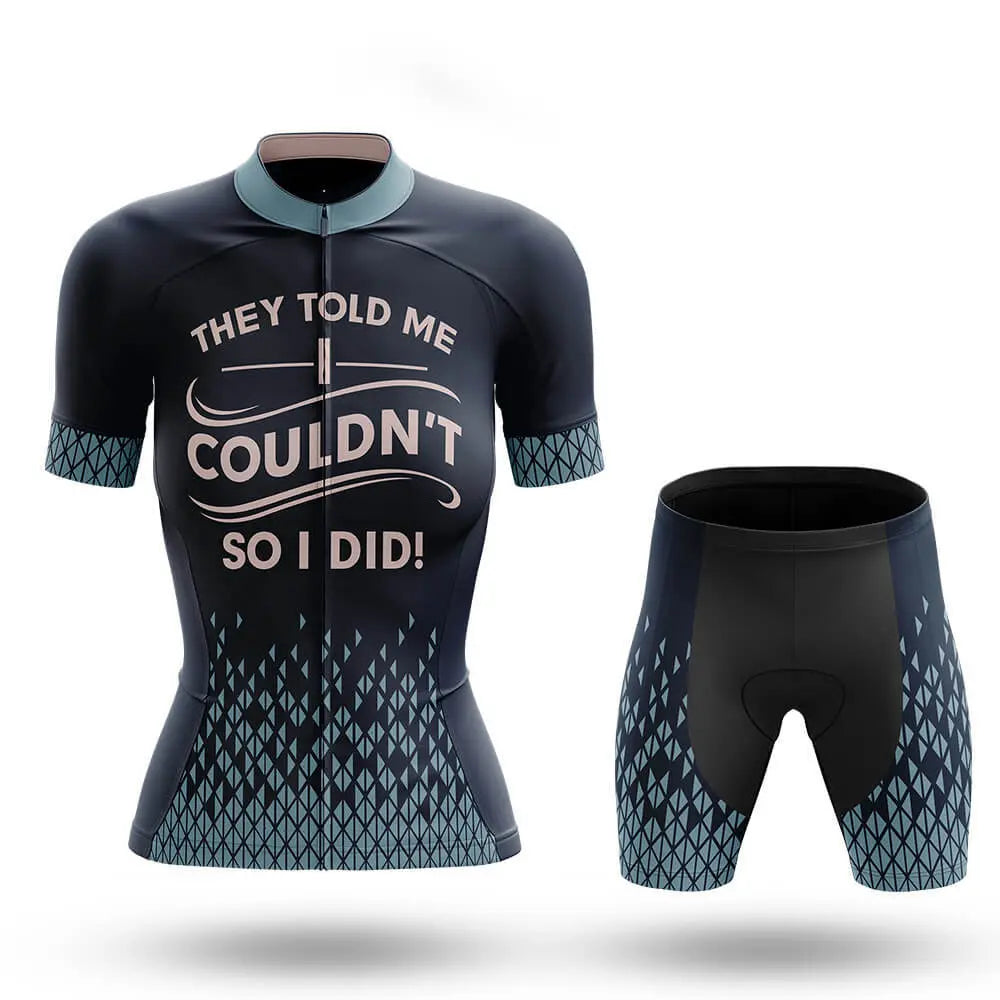 So I Did V2 - Women - Cycling Kit-Full Set-Global Cycling Gear