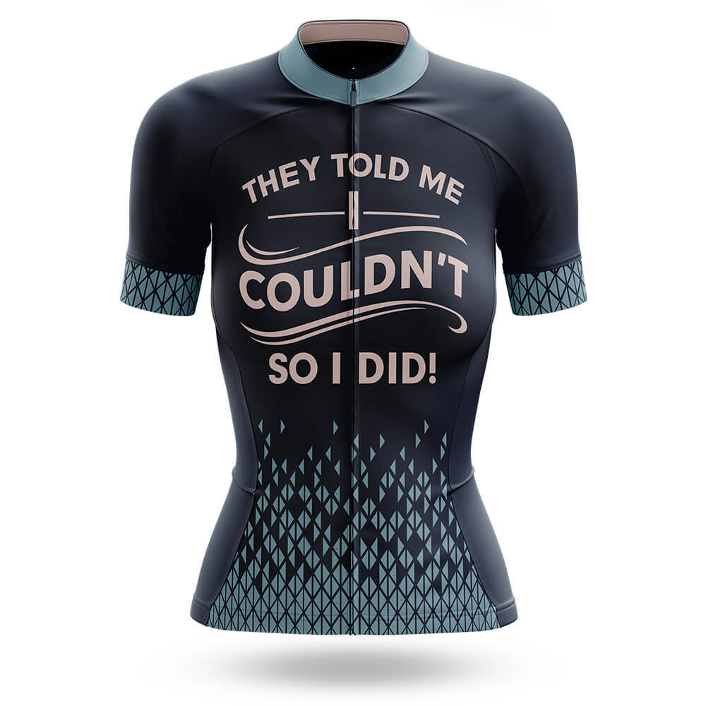 So I Did V2 - Women - Cycling Kit-Jersey Only-Global Cycling Gear