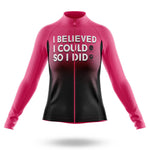 So I Did - Women - Cycling Kit-Long Sleeve Jersey-Global Cycling Gear