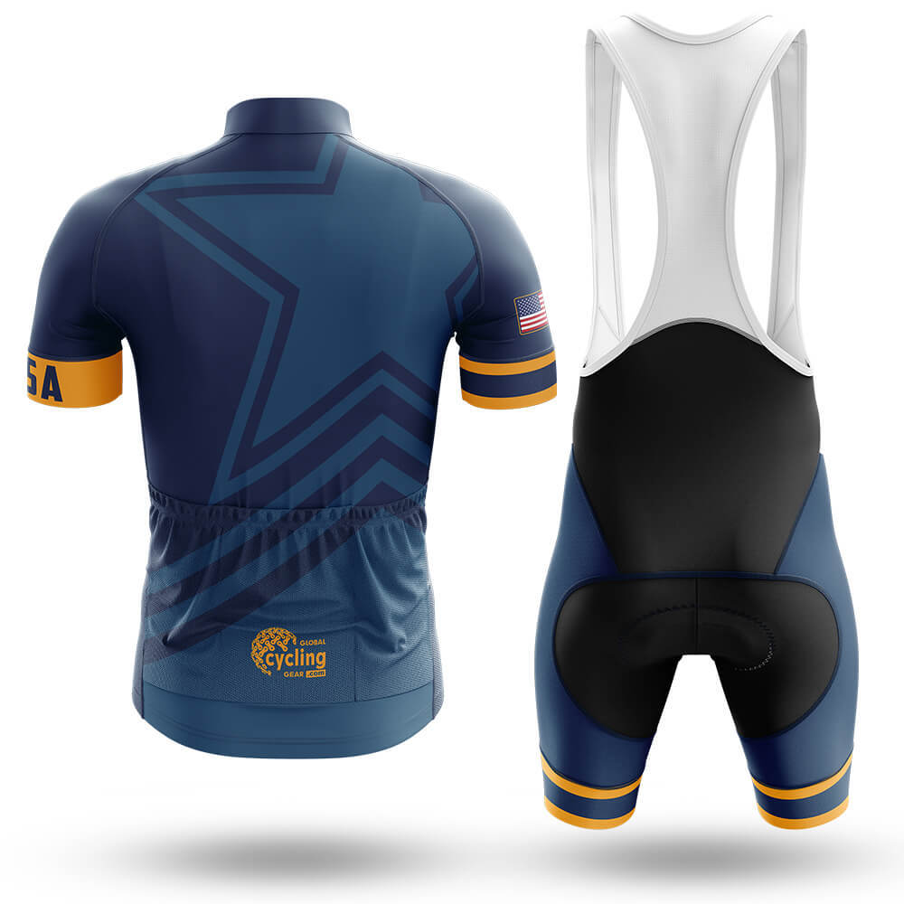 USA S5 Navy - Men's Cycling Kit-Full Set-Global Cycling Gear