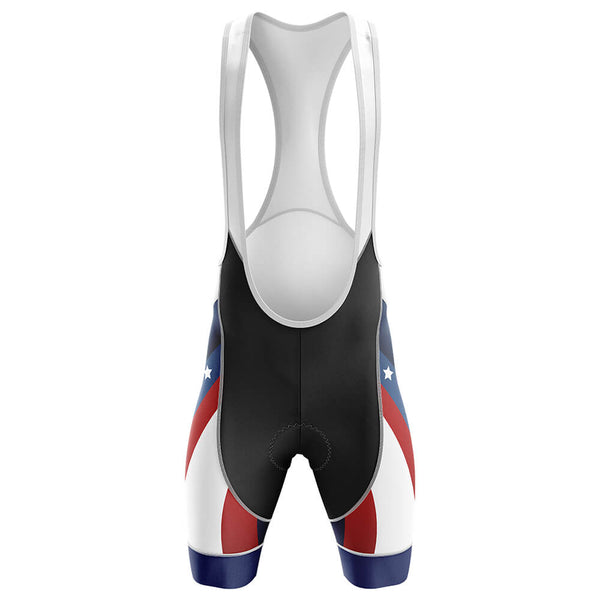 USA V3 - Men's Cycling Kit Bike Jersey and Bib Shorts