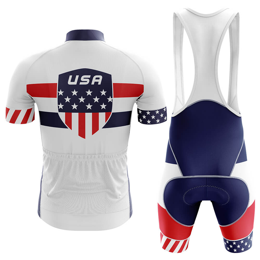 USA V5 - Men's Cycling Kit-Jersey + Bibs-Global Cycling Gear