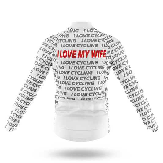 I Love My Wife - Long Sleeve Jersey-S-Global Cycling Gear