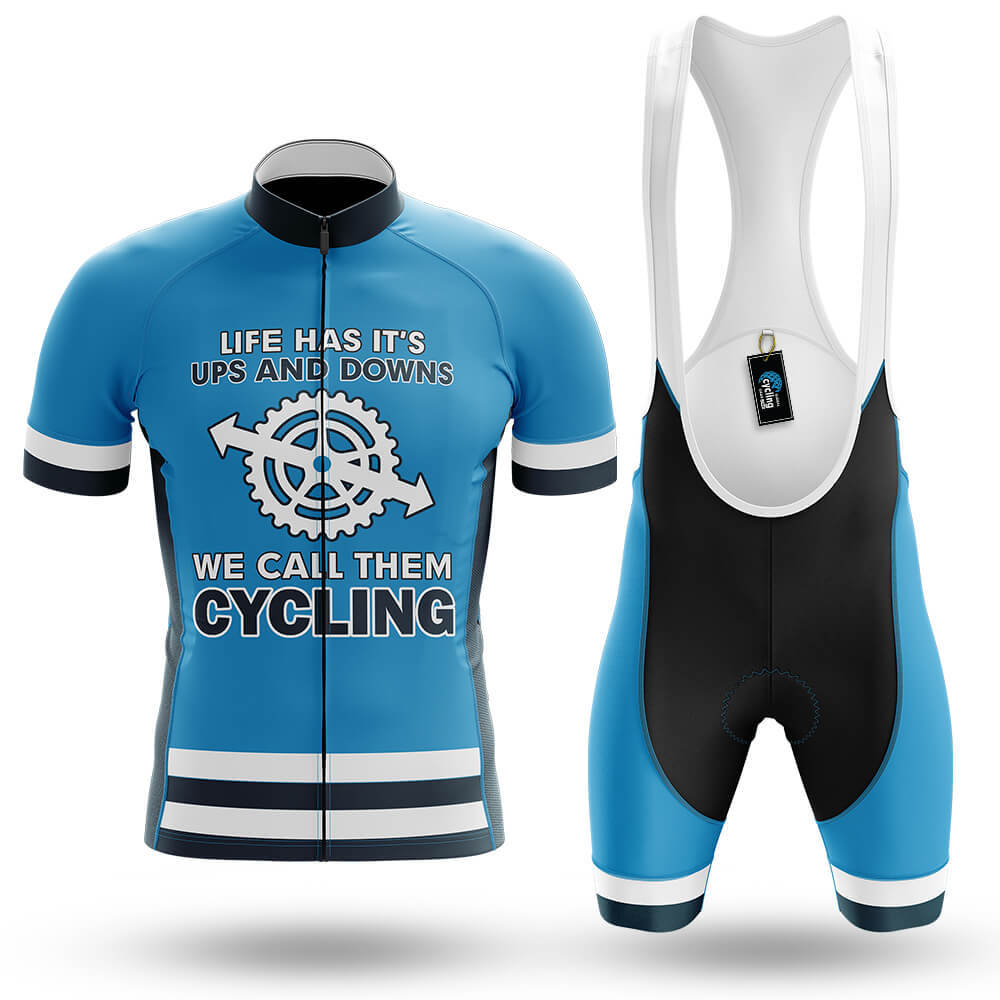 Ups And Downs - Men's Cycling Kit-Full Set-Global Cycling Gear