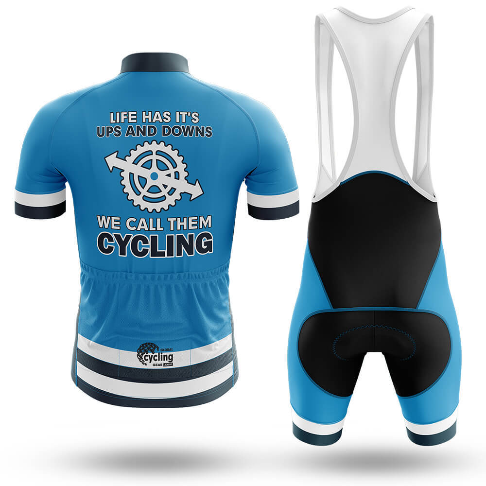 Ups And Downs - Men's Cycling Kit-Full Set-Global Cycling Gear