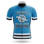 Ups And Downs - Men's Cycling Kit-Jersey Only-Global Cycling Gear