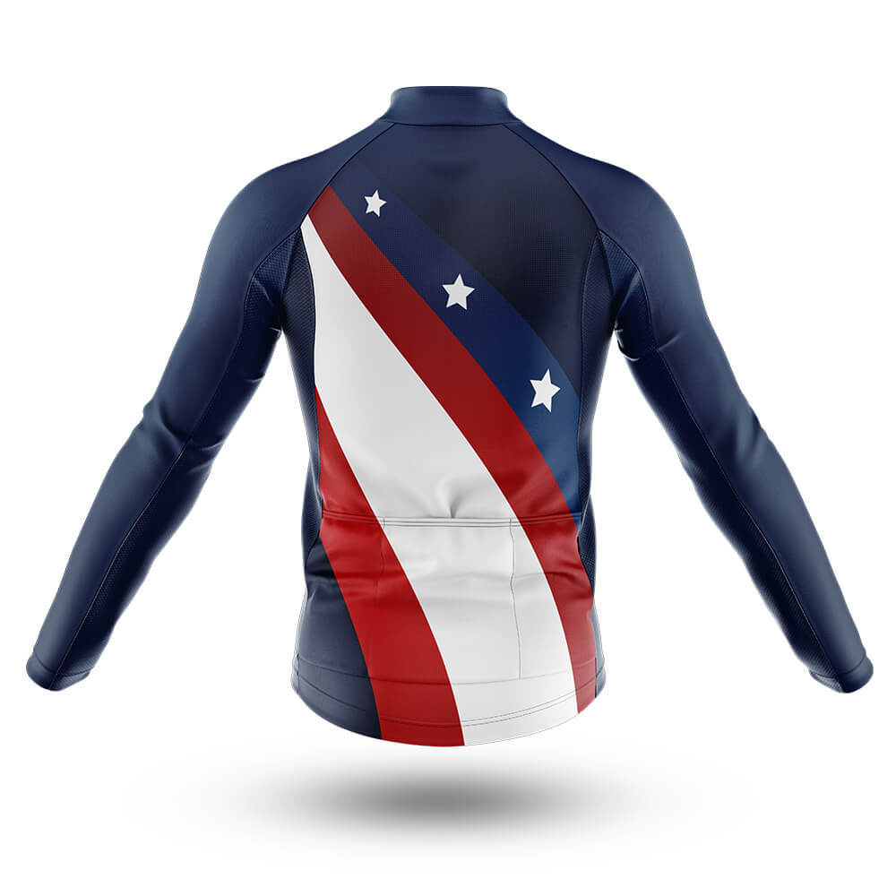 USA V3 - Long Sleeve Jersey-S-Global Cycling Gear