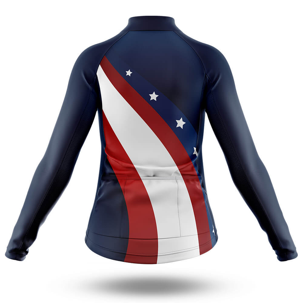 USA - Women V3 - Cycling Kit-Full Set-Global Cycling Gear