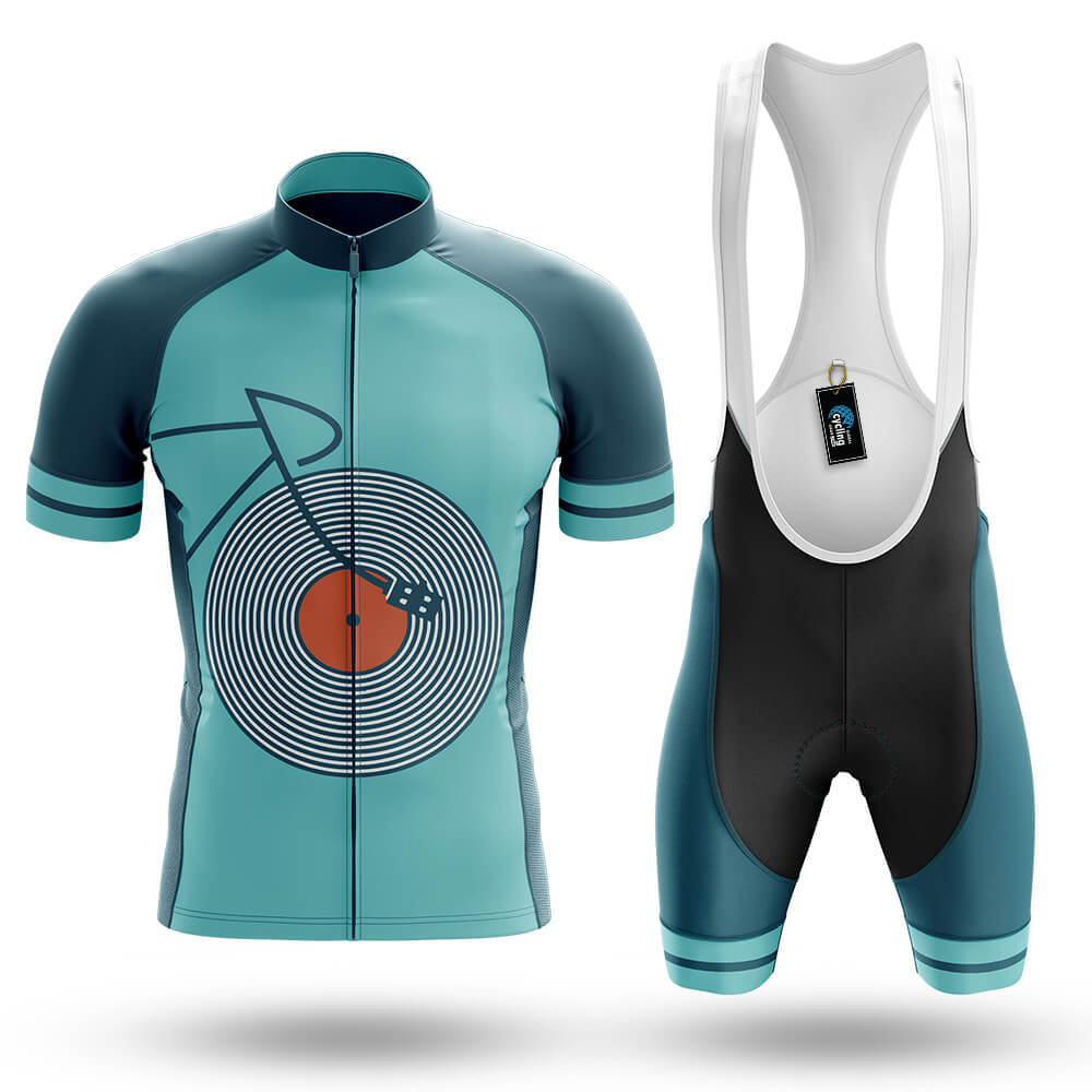 Vinyl Record Bike - Men's Cycling Kit-Full Set-Global Cycling Gear