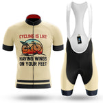 Wings On Feet - Men's Cycling Kit-Full Set-Global Cycling Gear