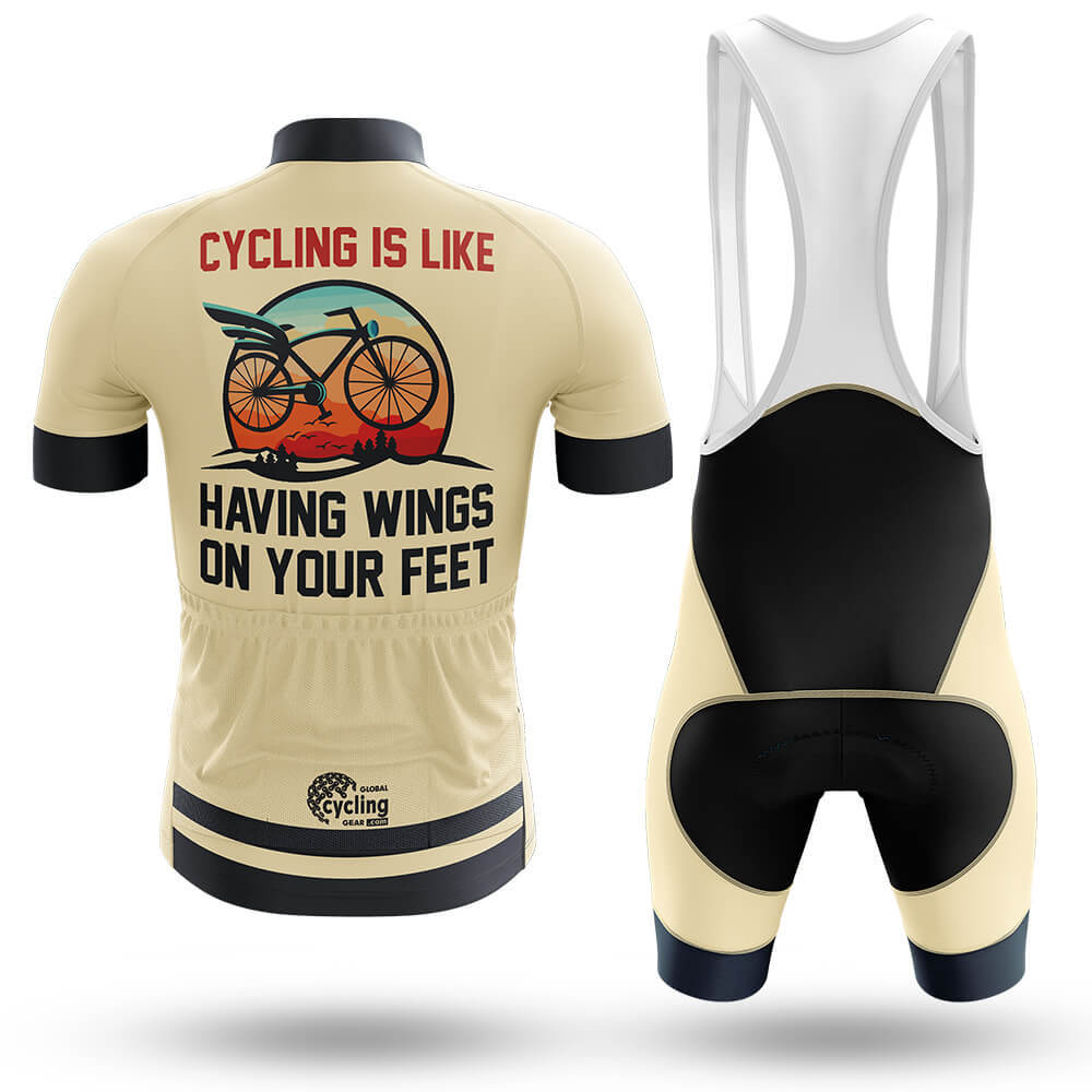 Wings On Feet - Men's Cycling Kit-Full Set-Global Cycling Gear