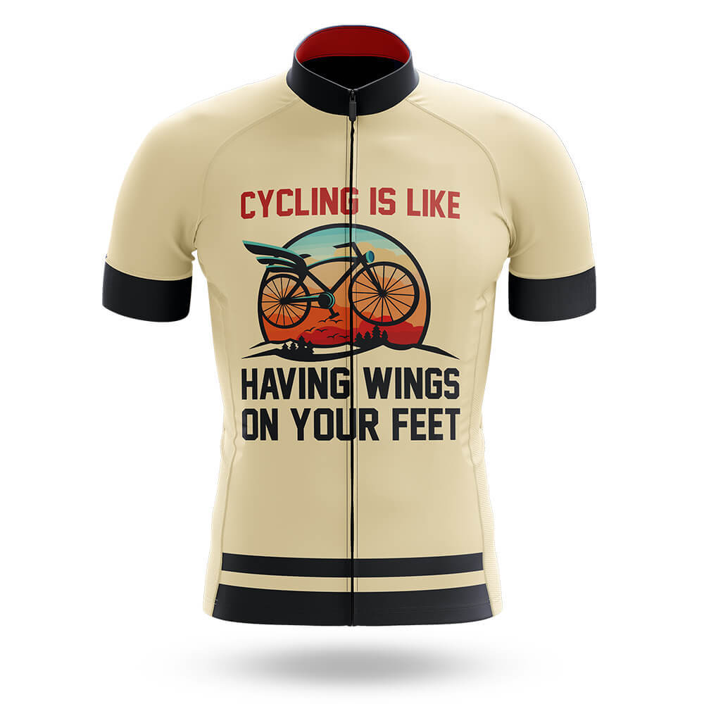 Wings On Feet - Men's Cycling Kit-Jersey Only-Global Cycling Gear