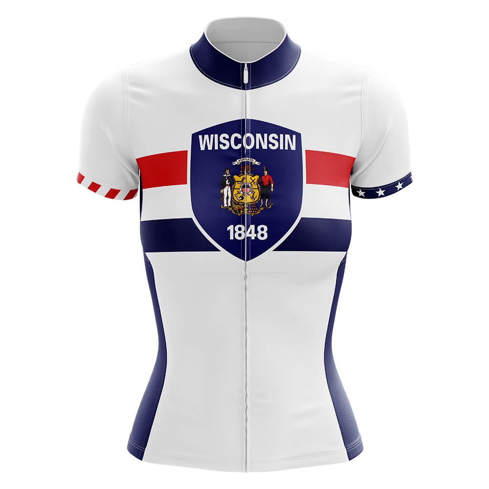 Wisconsin - Women V5 - Cycling Kit-Jersey Only-Global Cycling Gear