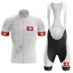 Switzerland V2 - Men's Cycling Kit-Jersey + Bibs-Global Cycling Gear