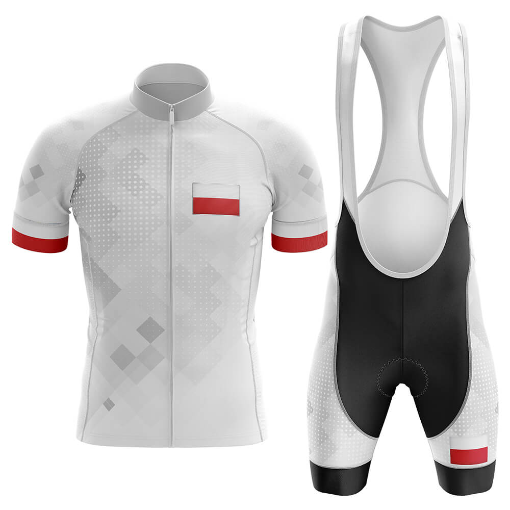 Poland V2 - Men's Cycling Kit-Jersey + Bibs-Global Cycling Gear