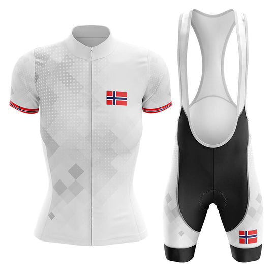 Norway - Women - Cycling Kit-Jersey + Bib shorts-Global Cycling Gear