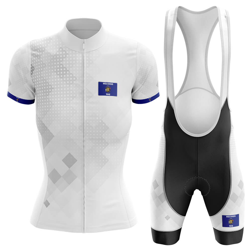 Wisconsin - Women Cycling Kit-Jersey + Bib shorts-Global Cycling Gear