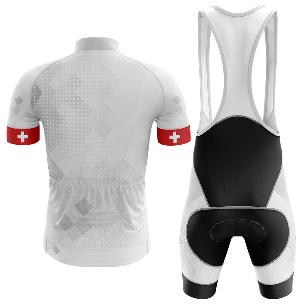 Switzerland V2 - Men's Cycling Kit-Jersey + Bibs-Global Cycling Gear