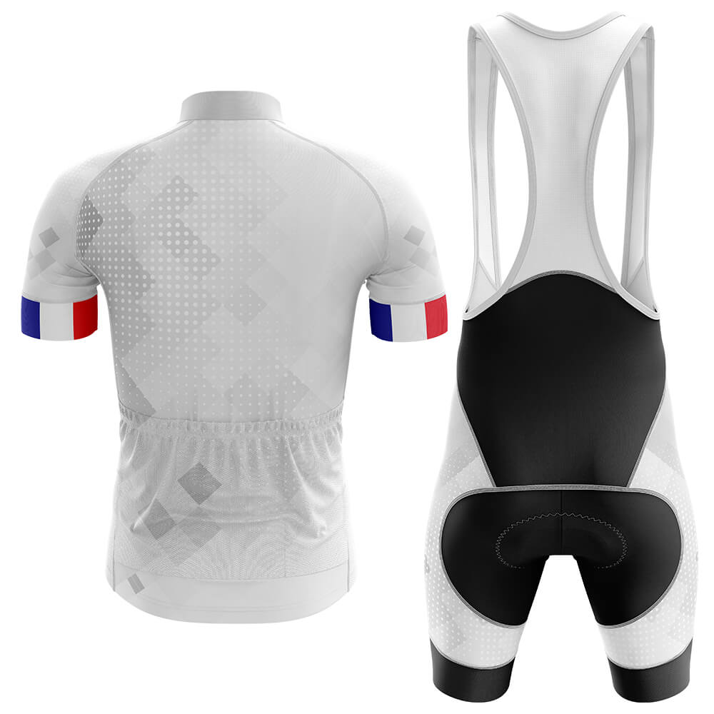 France V2 - Men's Cycling Kit-Full Set-Global Cycling Gear