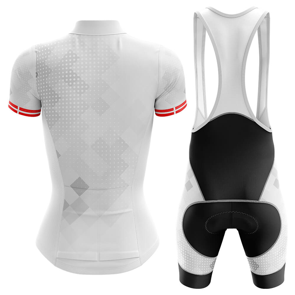 Denmark - Women - Cycling Kit-Jersey + Bib shorts-Global Cycling Gear