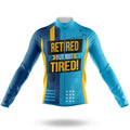 Retired But Not Tired V2 - Men's Cycling Kit-Long Sleeve Jersey-Global Cycling Gear