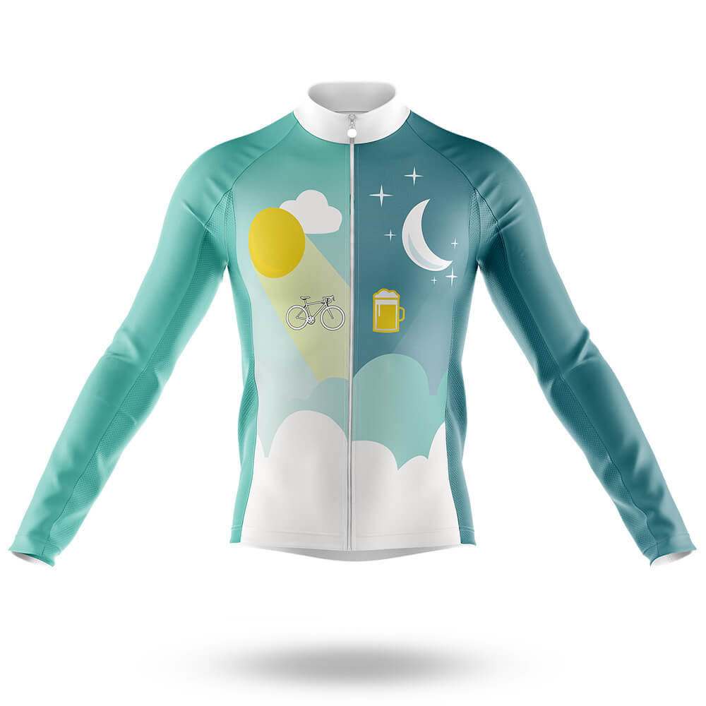 AM Cycling PM Beer - Cycling Kit-Long Sleeve Jersey-Global Cycling Gear