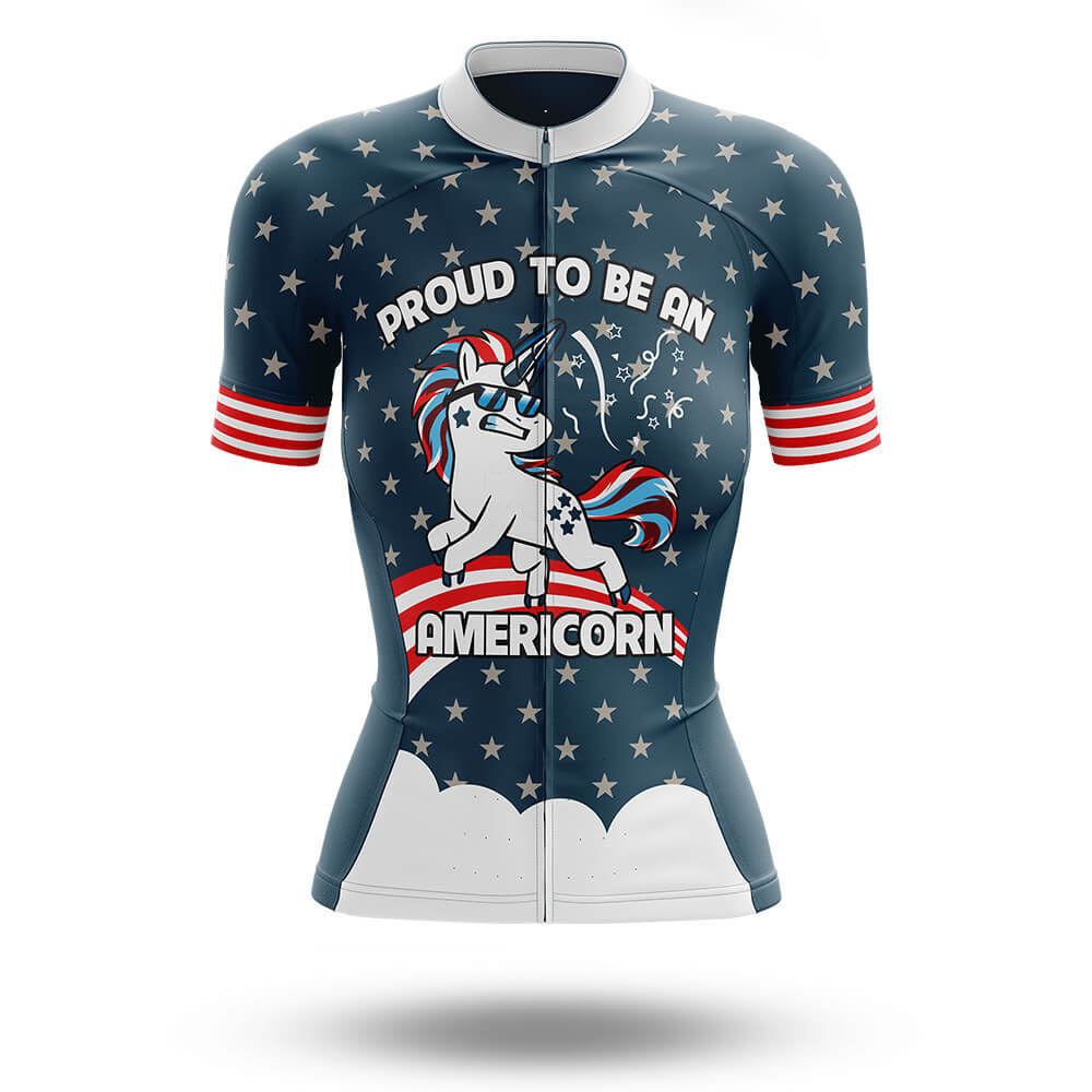 Proud To Be An Americorn - Women - Cycling Kit-Jersey Only-Global Cycling Gear