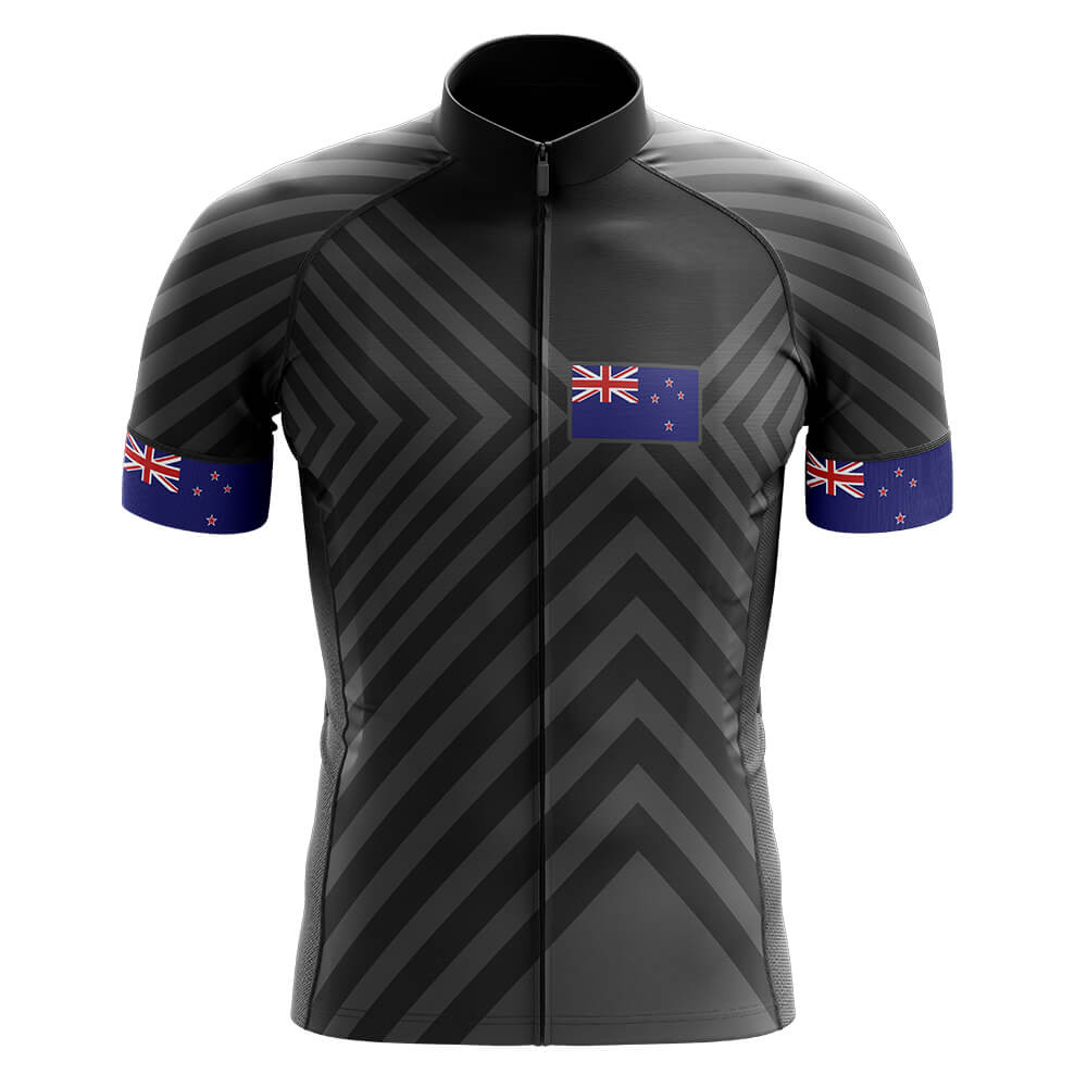 New Zealand V13 - Black - Men's Cycling Kit-Jersey Only-Global Cycling Gear