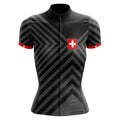 Switzerland - Women V13 - Cycling Kit-Jersey Only-Global Cycling Gear