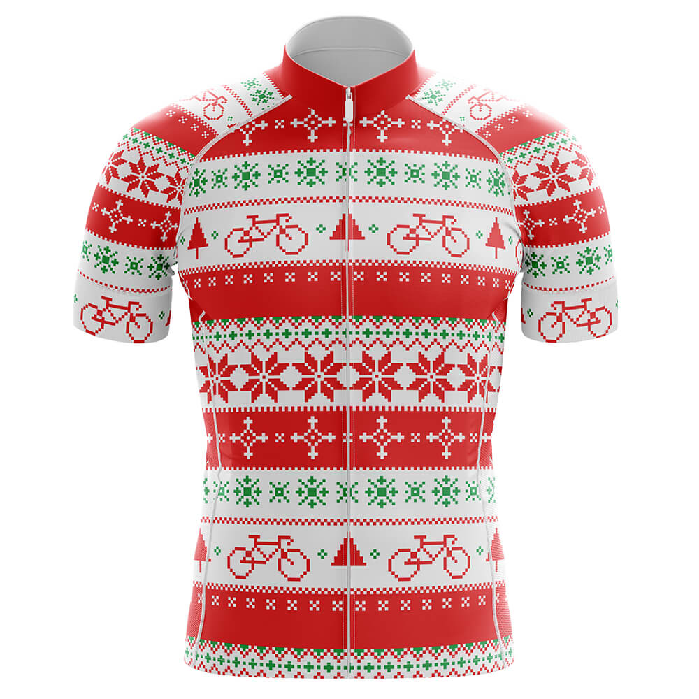 Christmas V2 - Men's Cycling Kit-Jersey Only-Global Cycling Gear