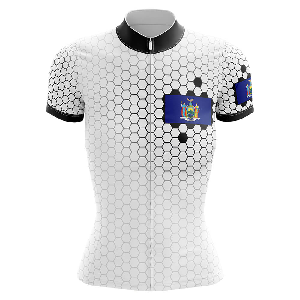 New York - Women V7 - Cycling Kit-Jersey Only-Global Cycling Gear