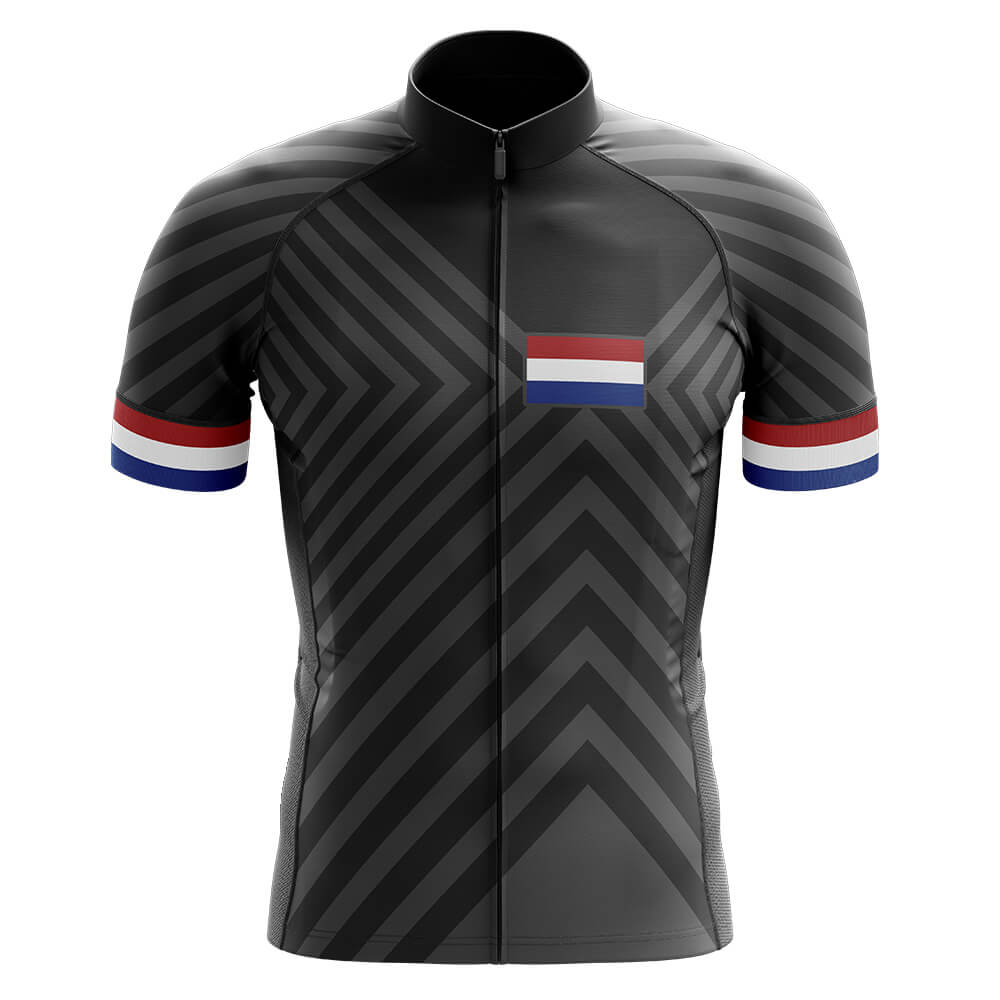 Netherlands V13 - Black - Men's Cycling Kit-Jersey Only-Global Cycling Gear