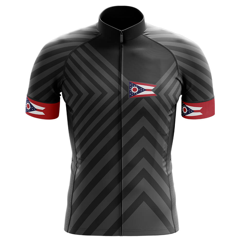 Ohio V13 - Black - Men's Cycling Kit-Jersey Only-Global Cycling Gear