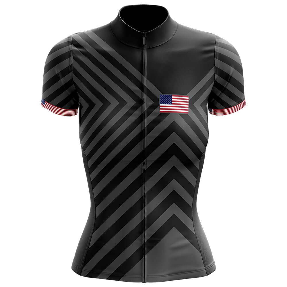 USA - Women V13 - Cycling Kit-Jersey Only-Global Cycling Gear