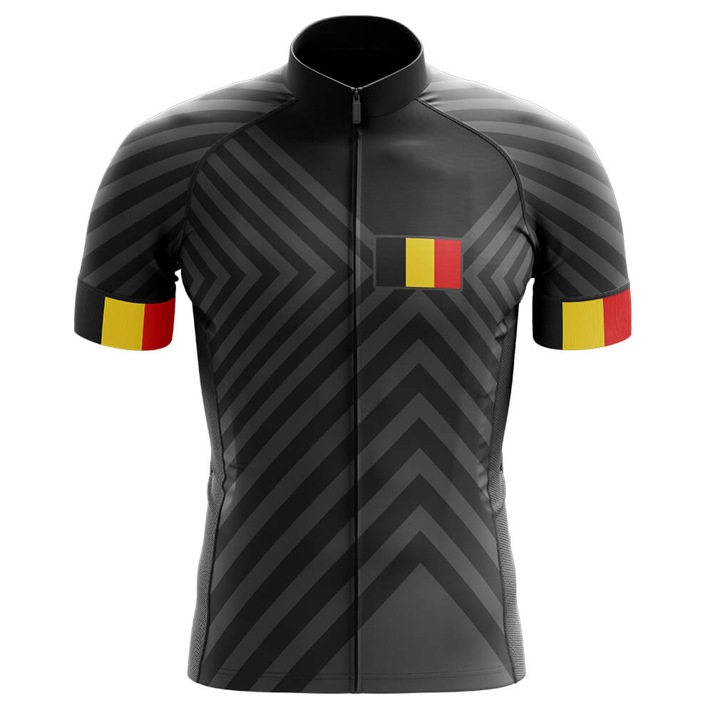 Belgium V13 - Black - Men's Cycling Kit-Jersey Only-Global Cycling Gear