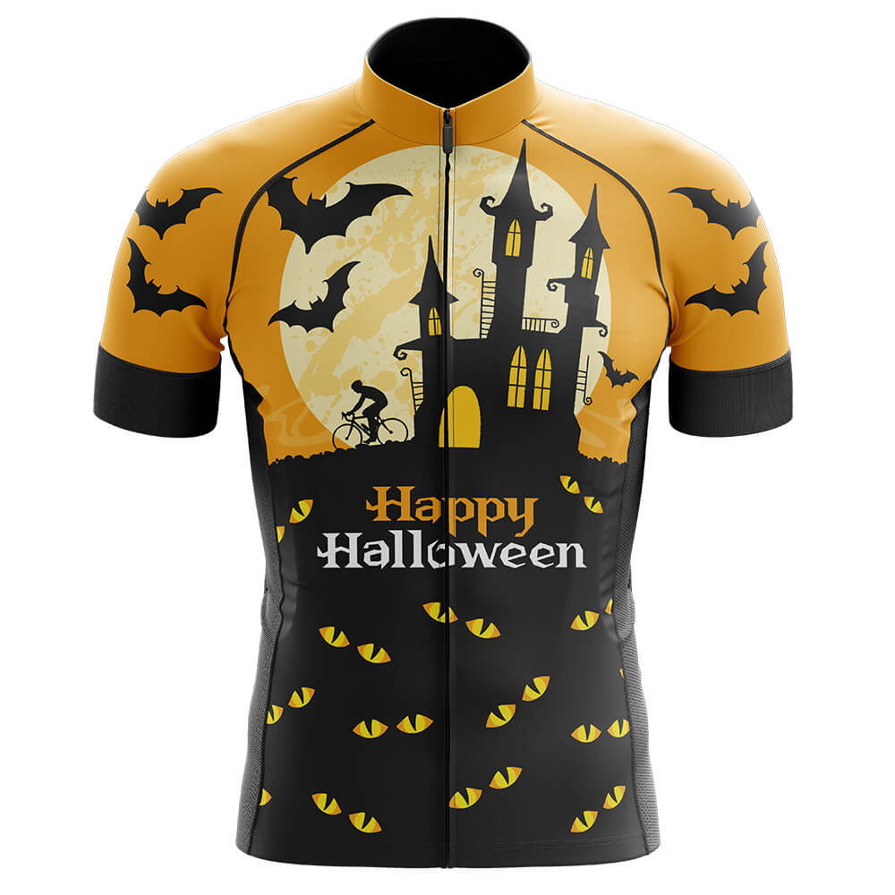 Halloween Castle Kit - Men's Cycling Kit-Jersey Only-Global Cycling Gear