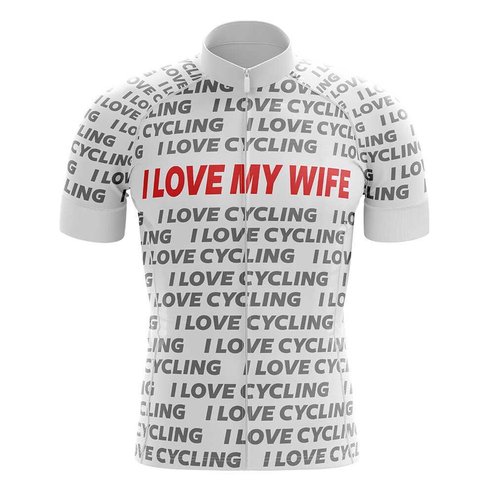 I Love My Wife - Men's Cycling Kit-Jersey Only-Global Cycling Gear