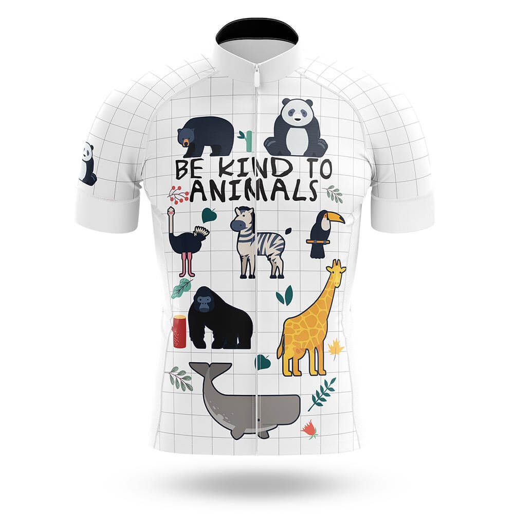 Be Kind To Animals - Men's Cycling Kit-Jersey Only-Global Cycling Gear
