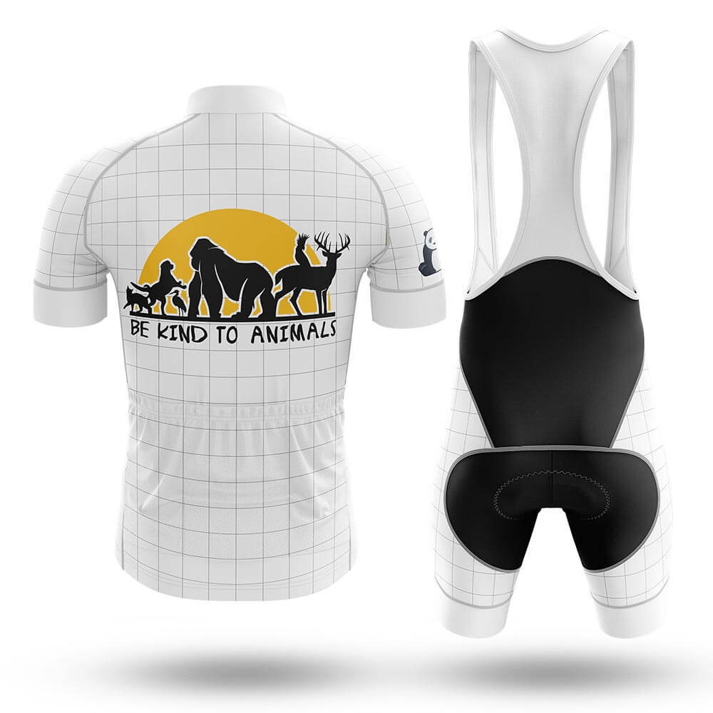 Be Kind To Animals - Men's Cycling Kit-Full Set-Global Cycling Gear