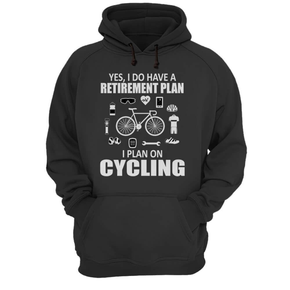 Retirement Plan - Hoodie-S-Global Cycling Gear