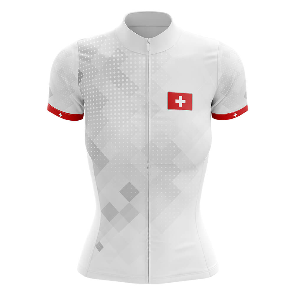 Switzerland - Women - Cycling Kit-Jersey Only-Global Cycling Gear